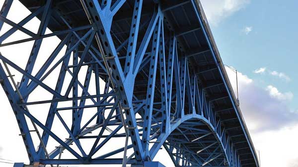 استفاده از تیرآهن در پل سازی